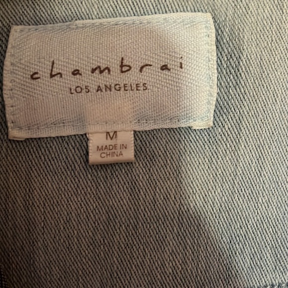 Soft denim Button down long sleeve shirt - Picture 6 of 6